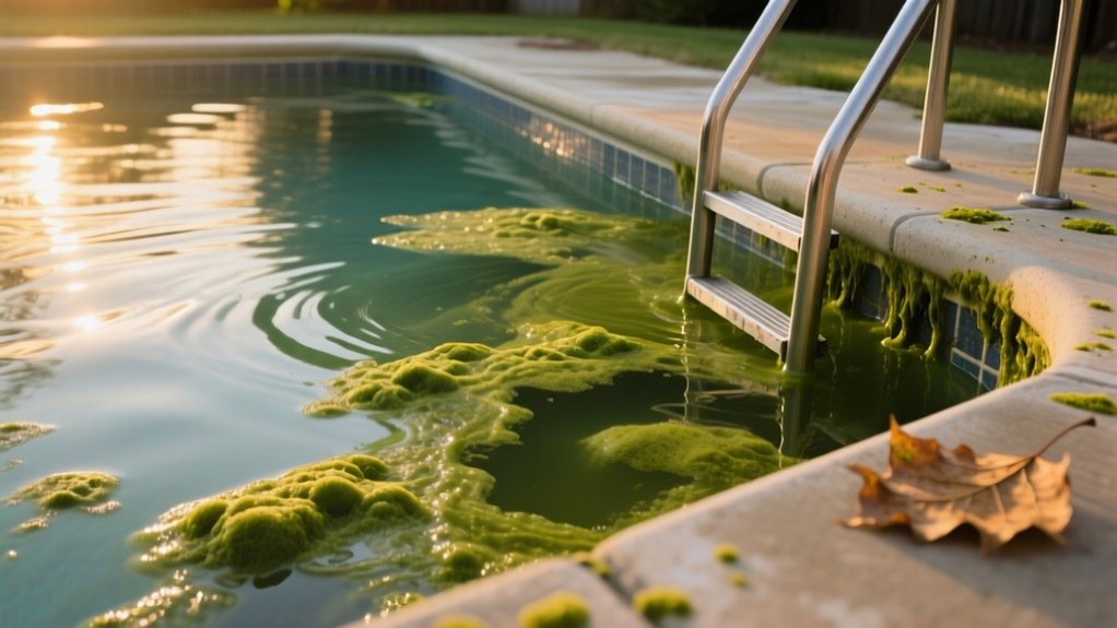avoid swimming in mustard algae