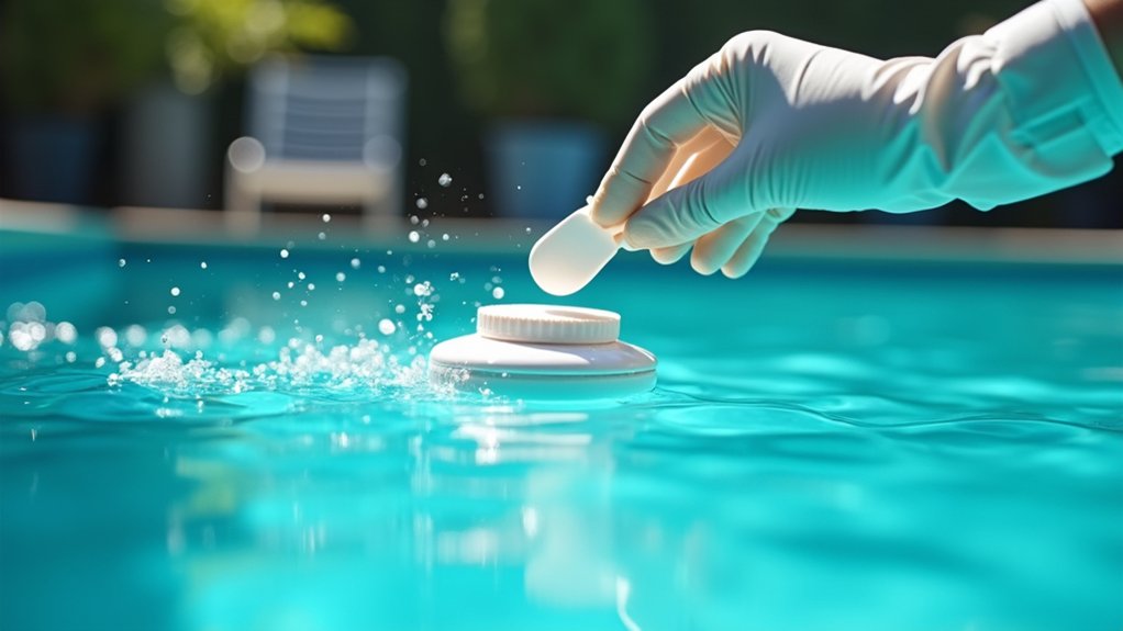 controlled chlorine tablet dissolution
