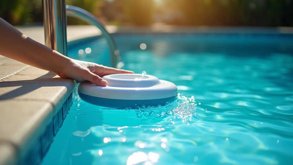 correct chlorine tablet placement