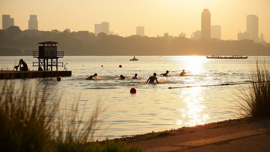 designated safe swimming areas
