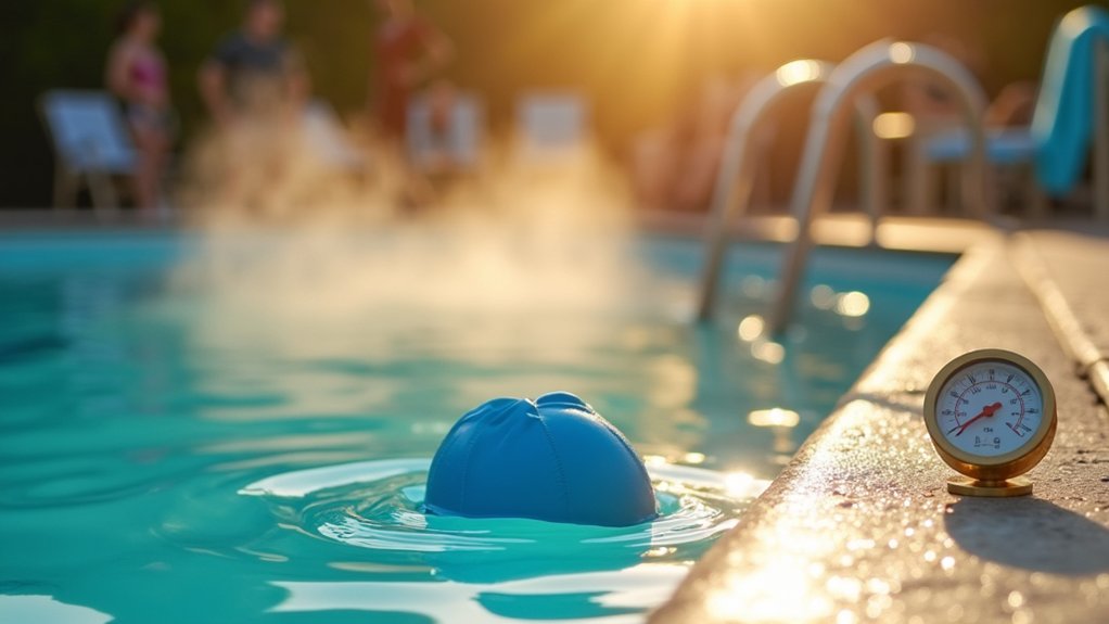 ideal swimming temperature range