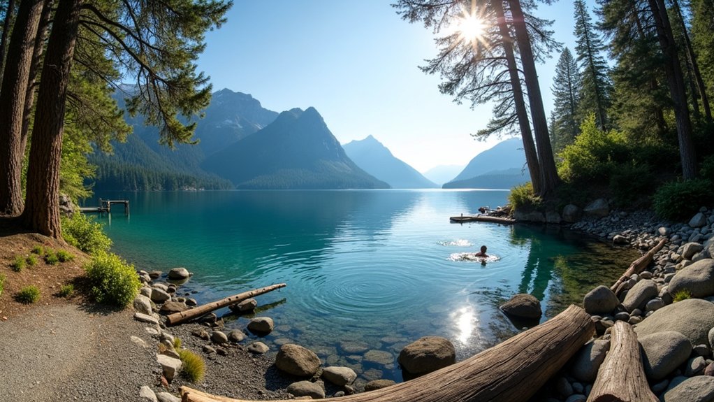 lake crescent swimming access