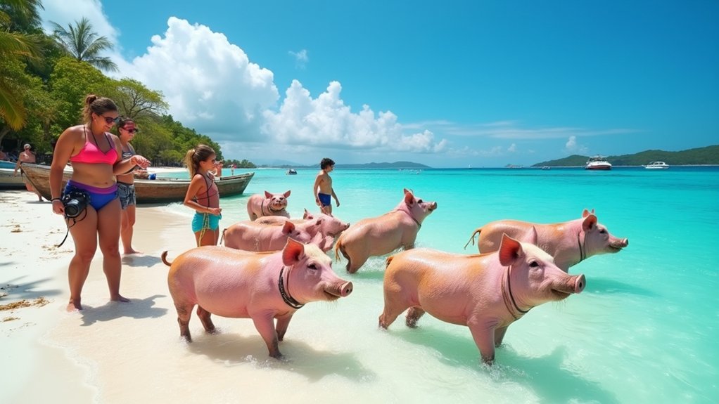 memorable pig swimming adventure