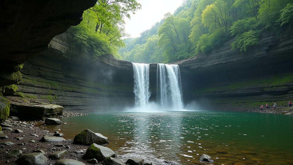 refreshing swimming at kaaterskill falls