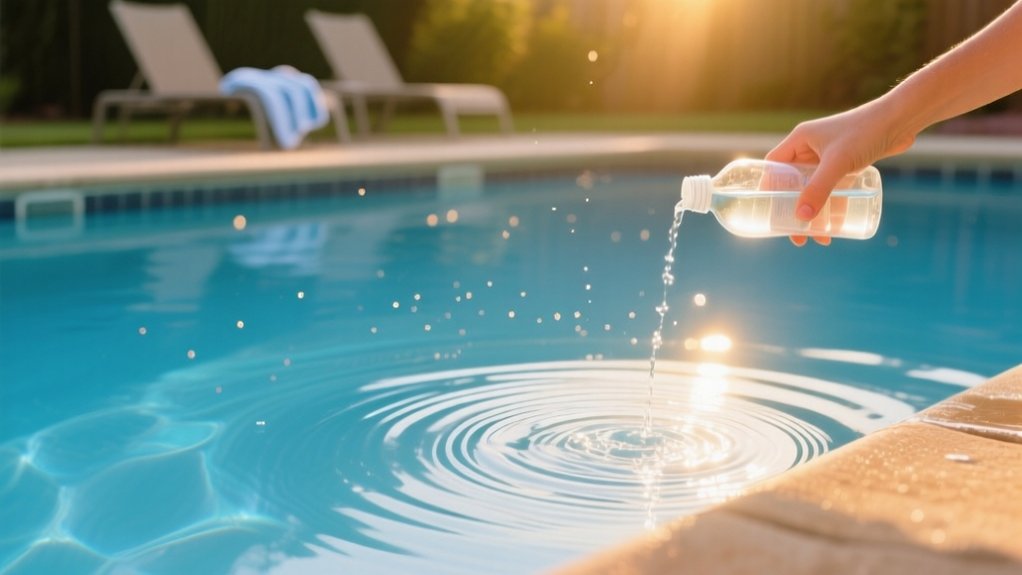 swimming after clarifier use
