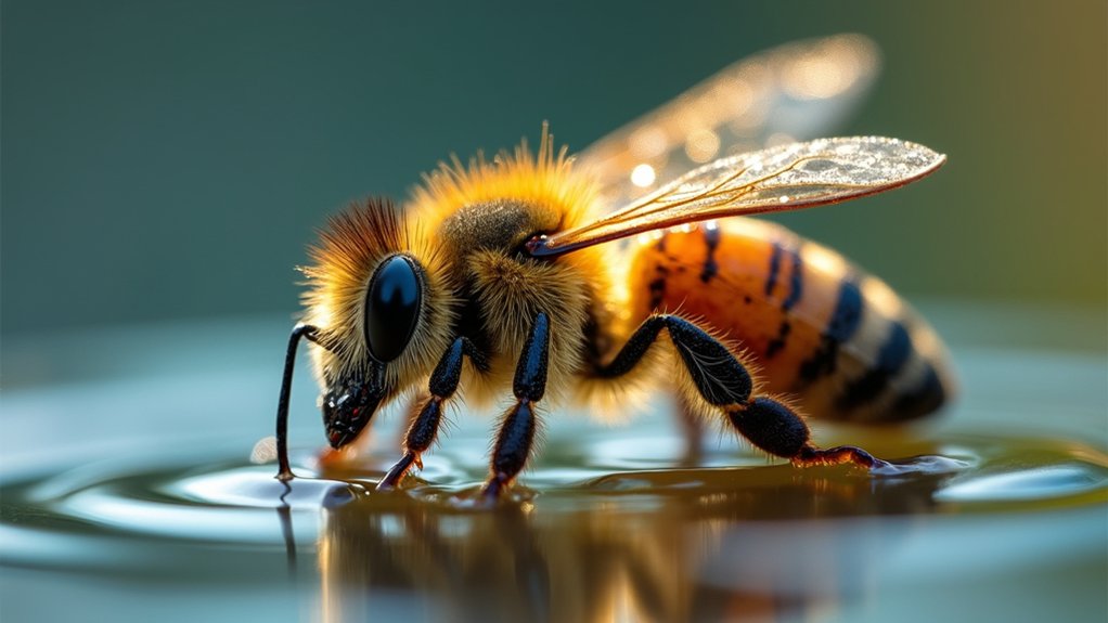 water weight hinders bee flight