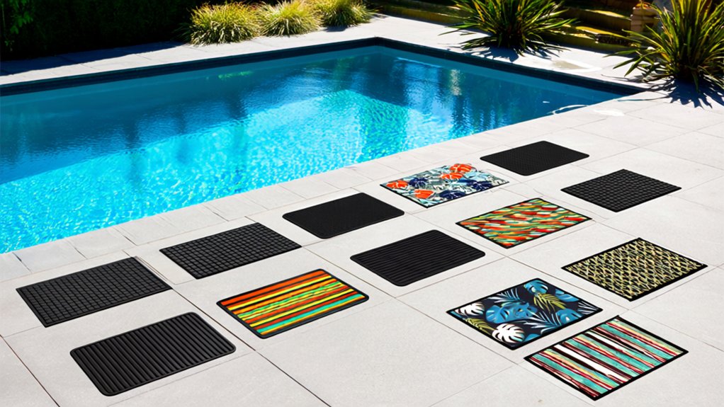 top pool area doormats
