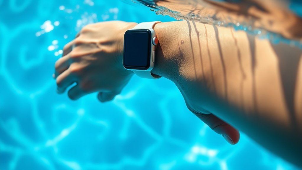 activate water lock before swimming