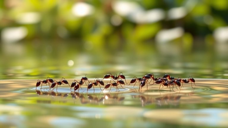 ants can swim surprisingly