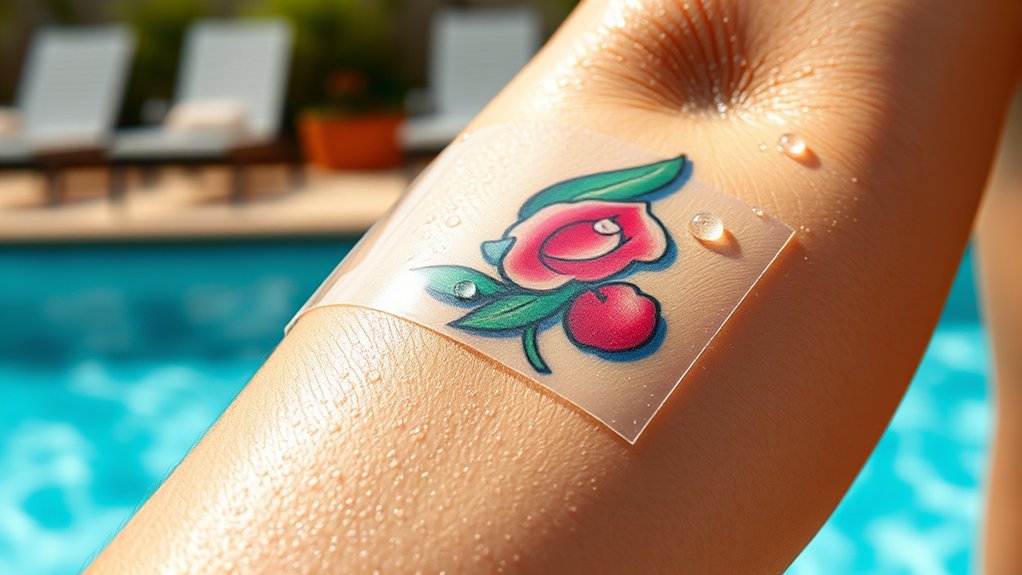 avoid submerging tattoo water