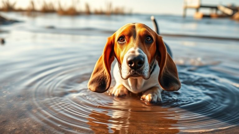 basset hound swimming safety
