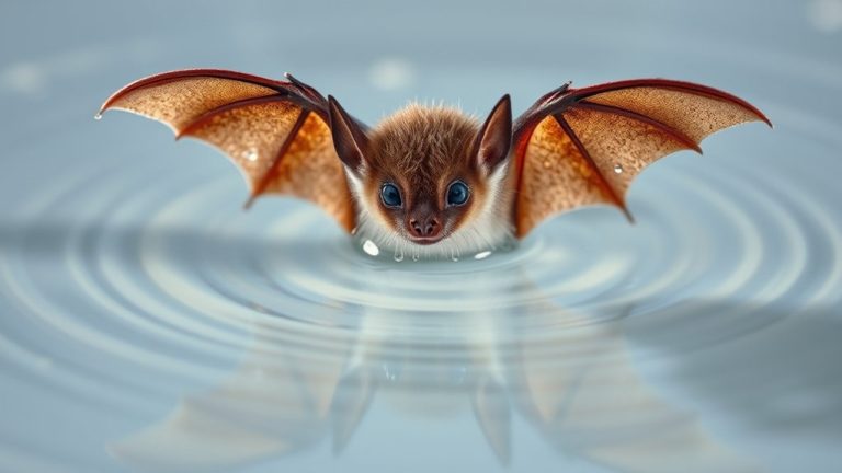 bats can swim surprisingly