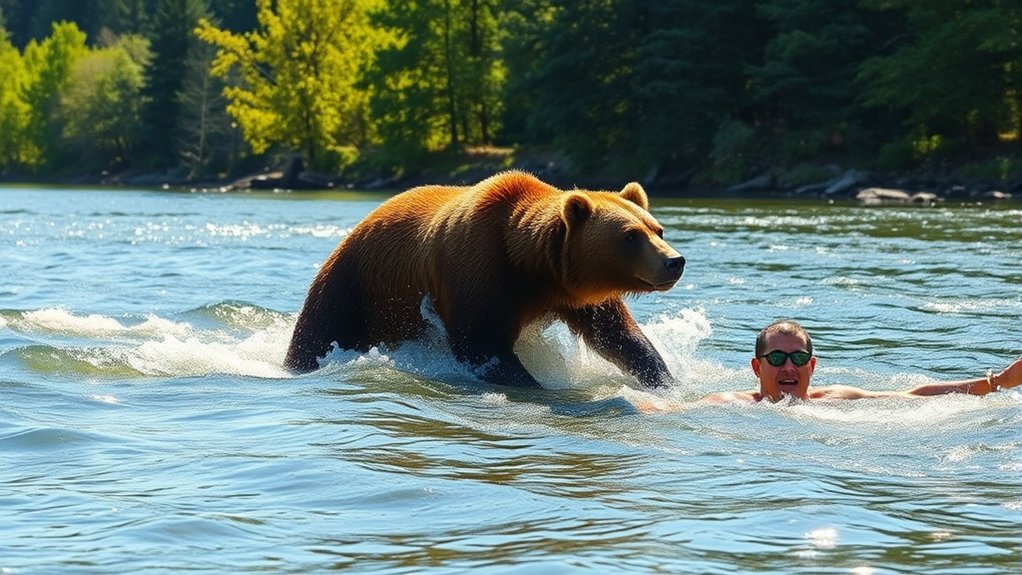 bears excel in swimming