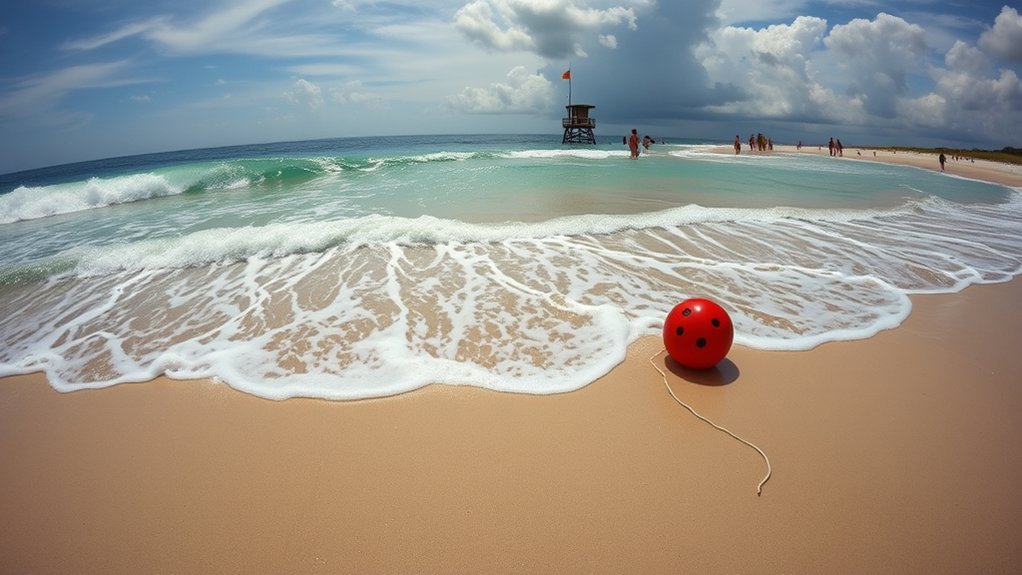 check beach flags for safety