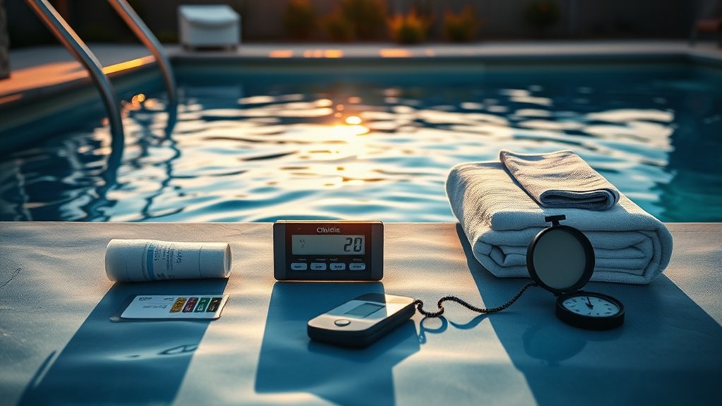 check chlorine and ph