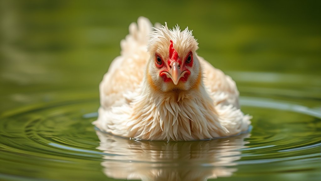 chickens float 10 15 minutes