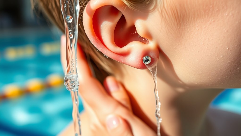 clean piercings after swimming