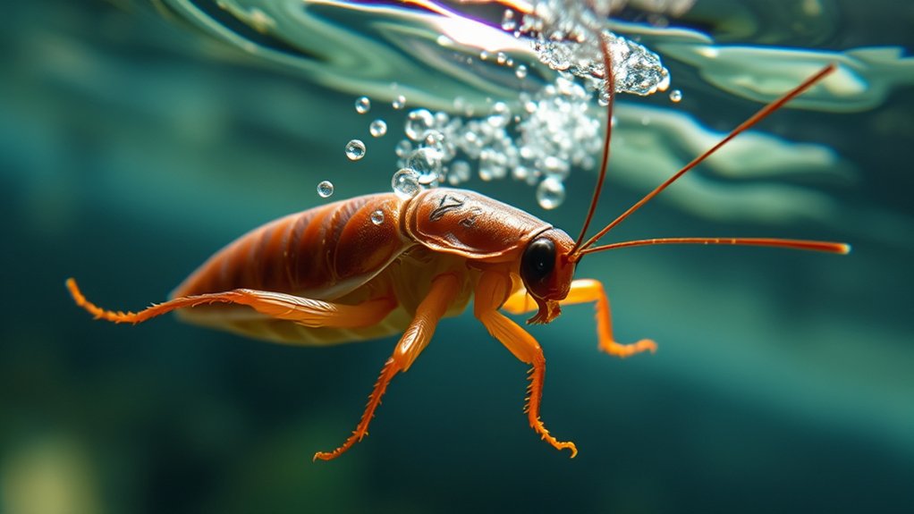 cockroaches breathe through spiracles