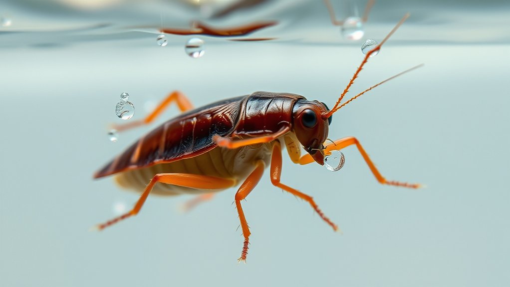 cockroaches can hold breath