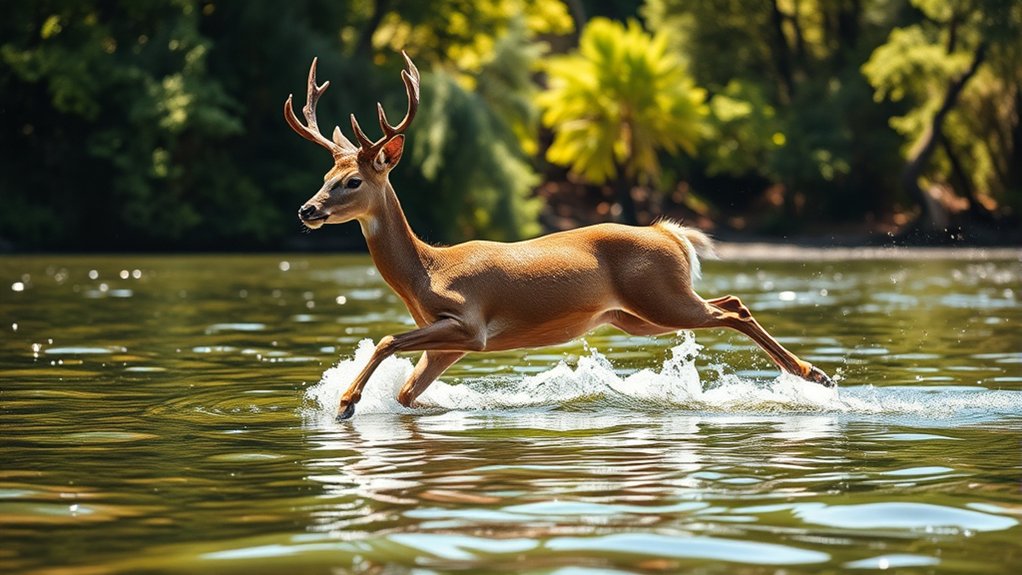 deer swim for survival