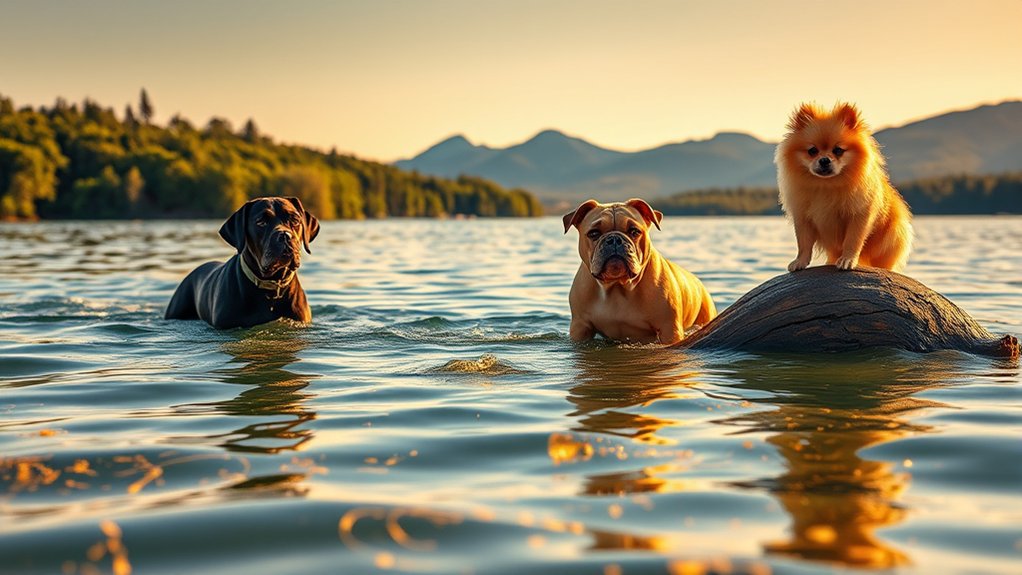 dog swimming abilities vary