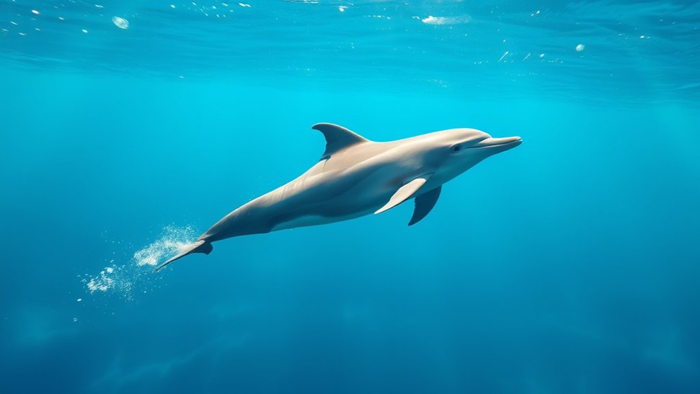 dolphin swimming speed facts