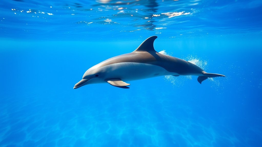 dolphin swimming speed variations