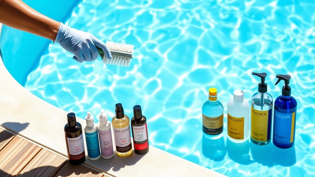 effective safe pool stain removal
