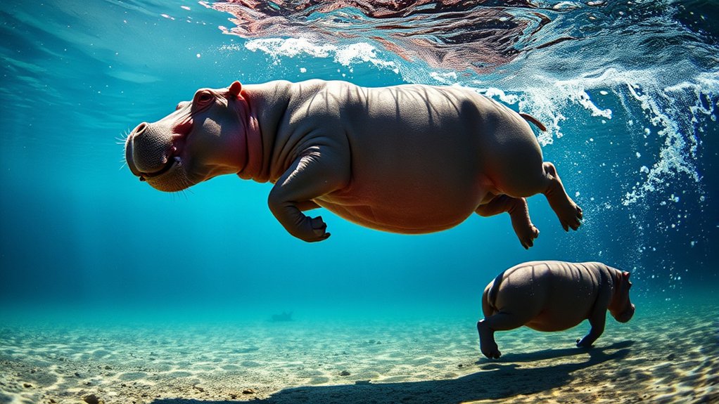 efficient underwater movement adaptations