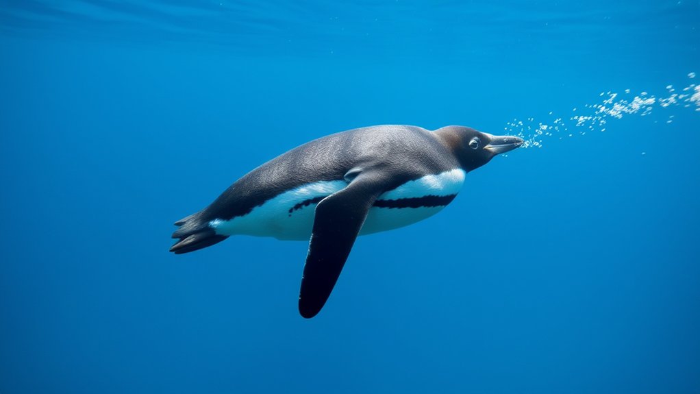 efficient underwater swimming adaptations