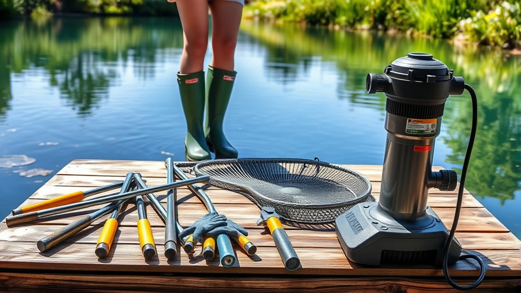 essential pond cleaning tools
