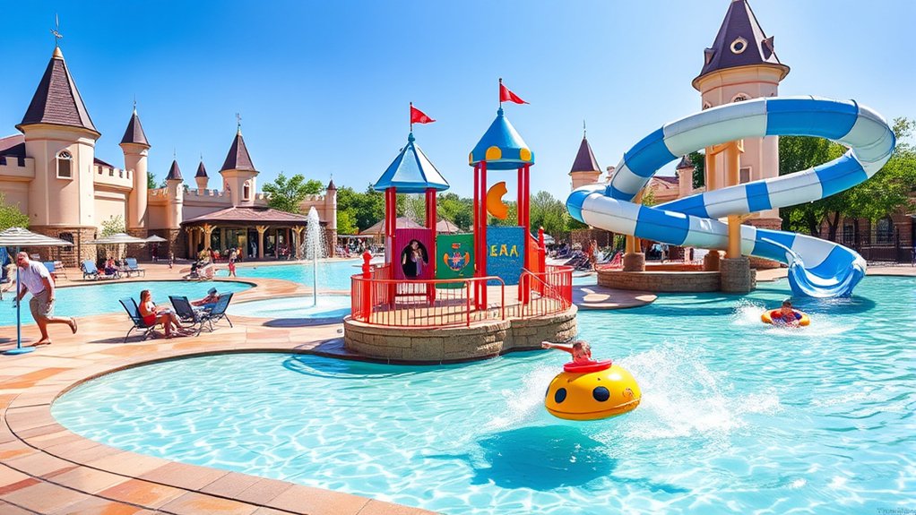 exhilarating slides and relaxation