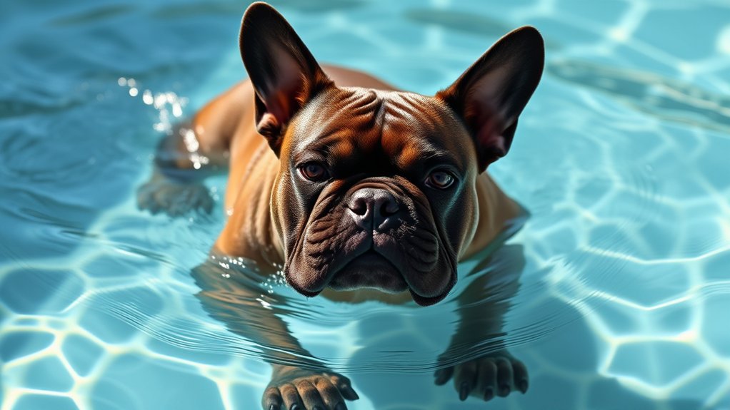 french bulldogs and swimming risks