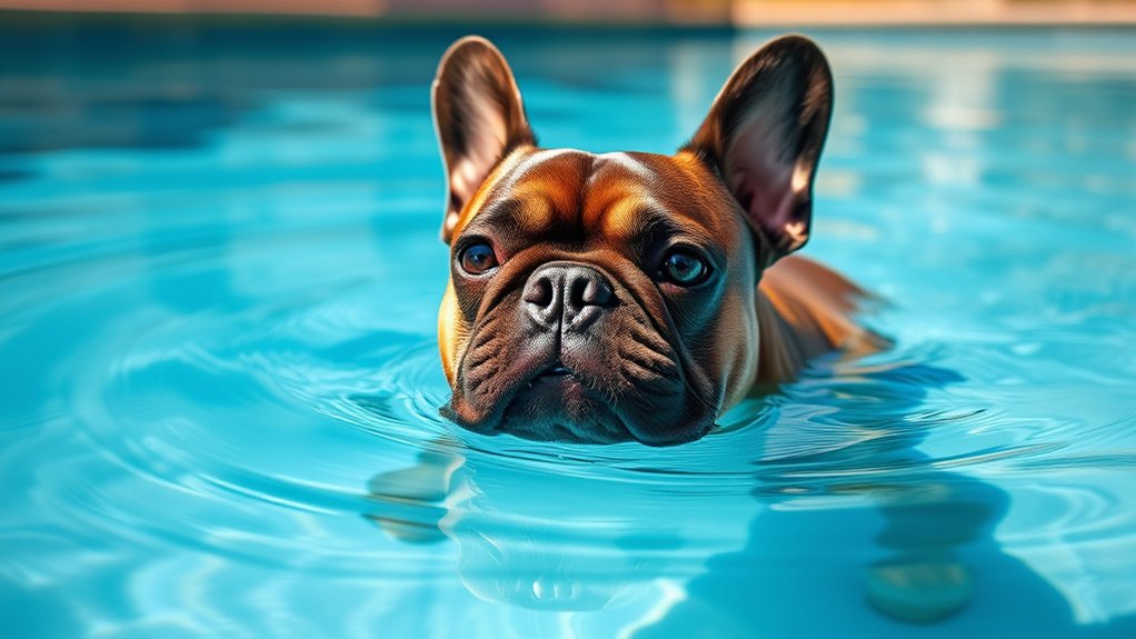 frenchie swimming safety concerns