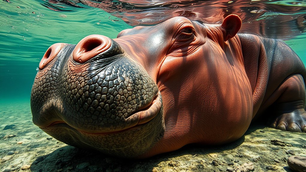 hippos skin protection adaptations
