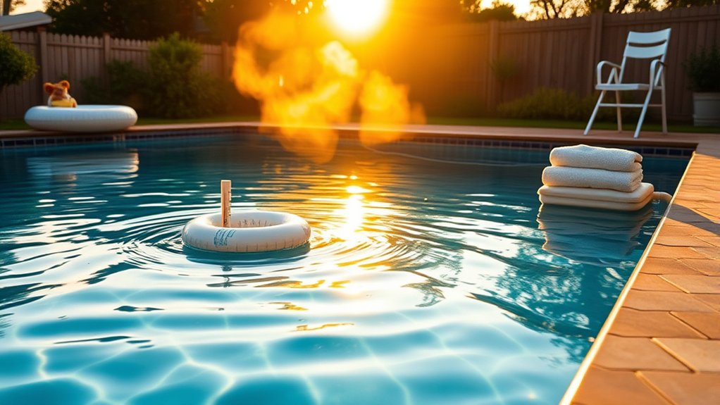 ideal pool temperature ranges