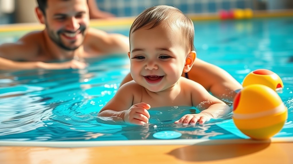 infant swimming lesson guidance