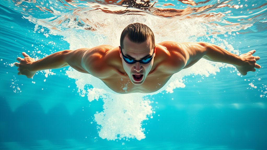 intense swimming boosts calories