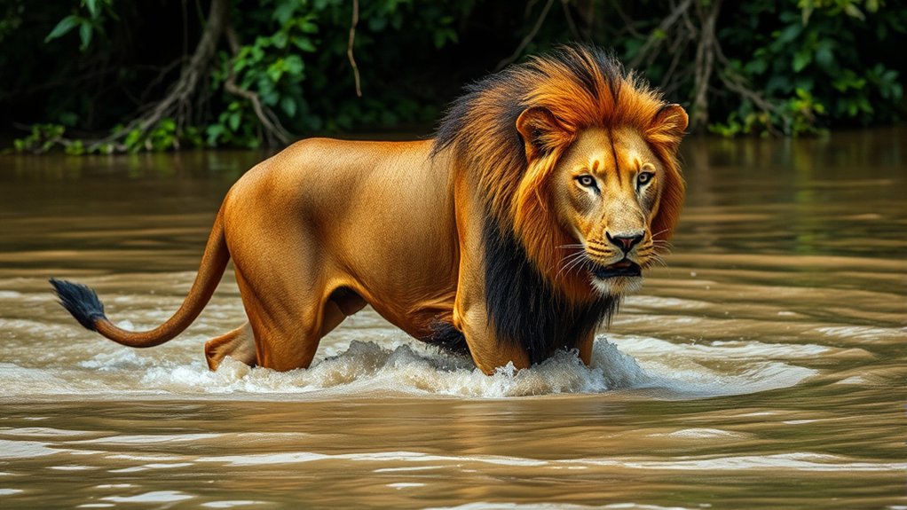 lions swimming challenges explained