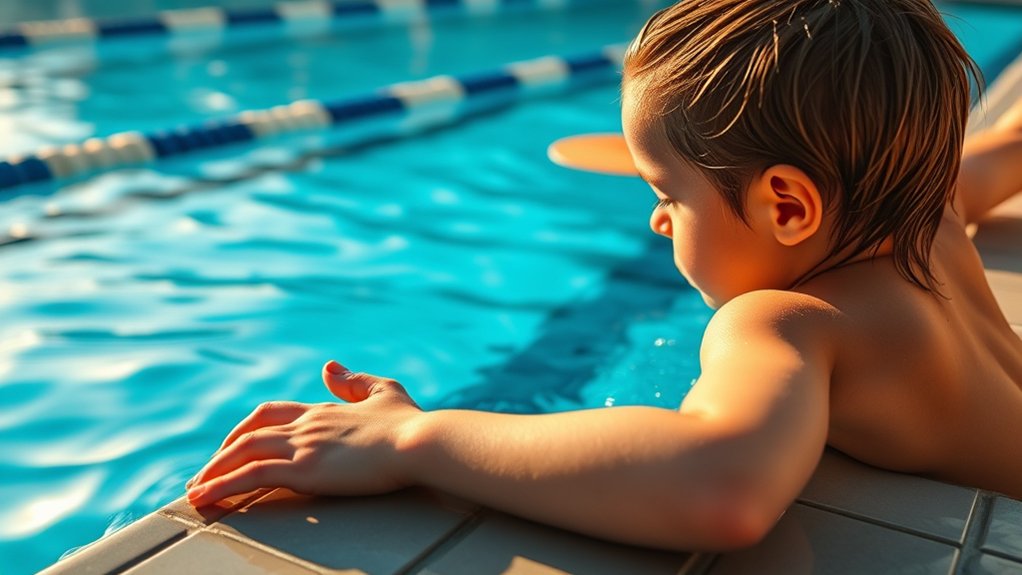 mastering swimming takes practice