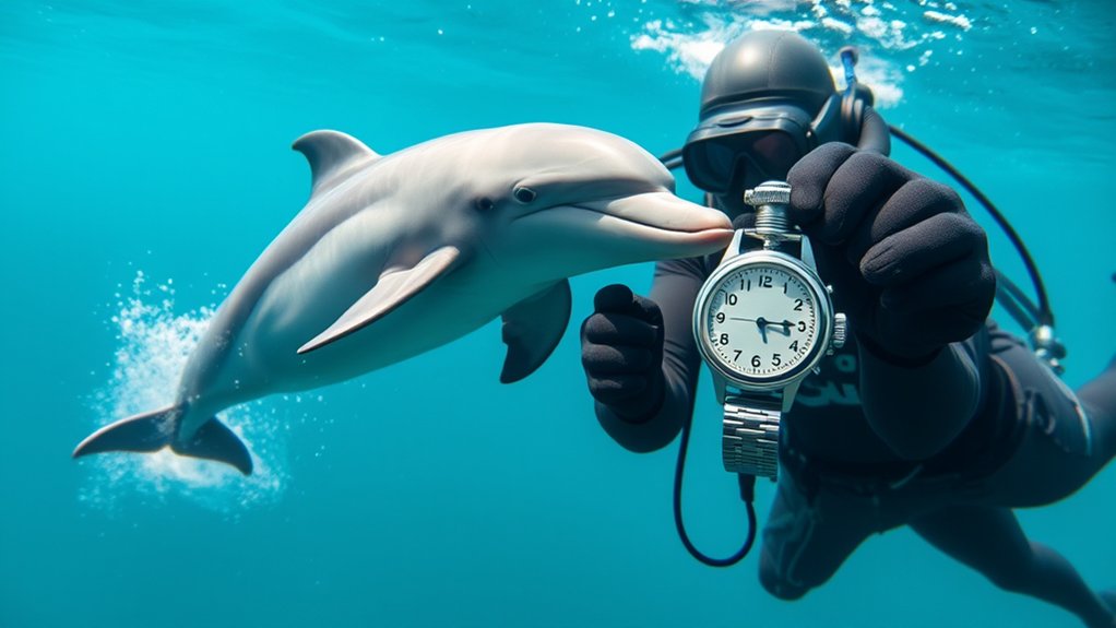 measuring dolphin swimming speed