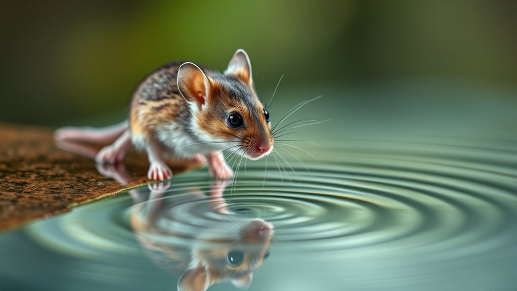 mice prefer shallow water