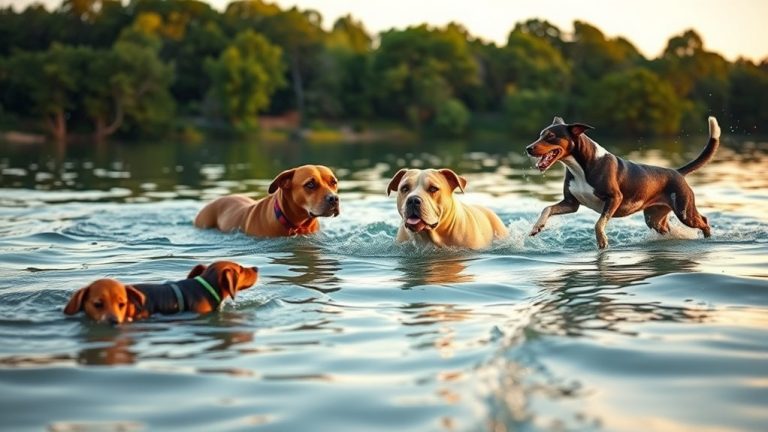 not all dogs swim