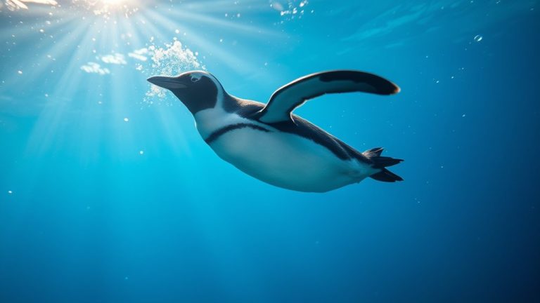 penguin swimming speed facts