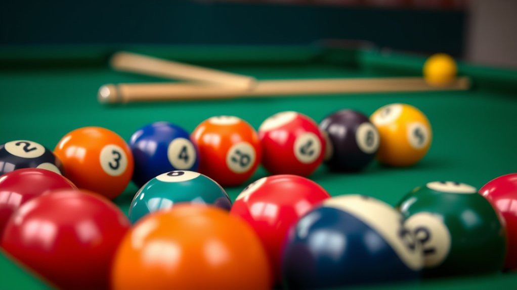 pool balls quality size skill