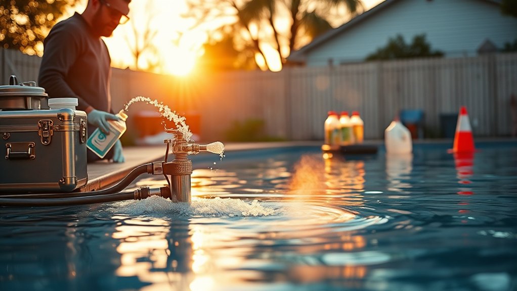 pool chemical treatment essentials