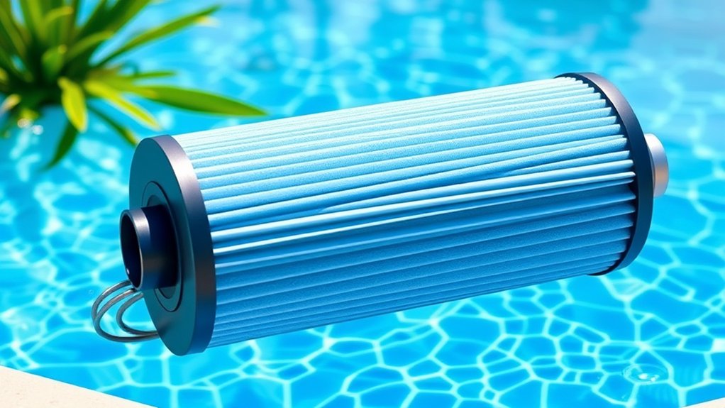 pool filter size and durability