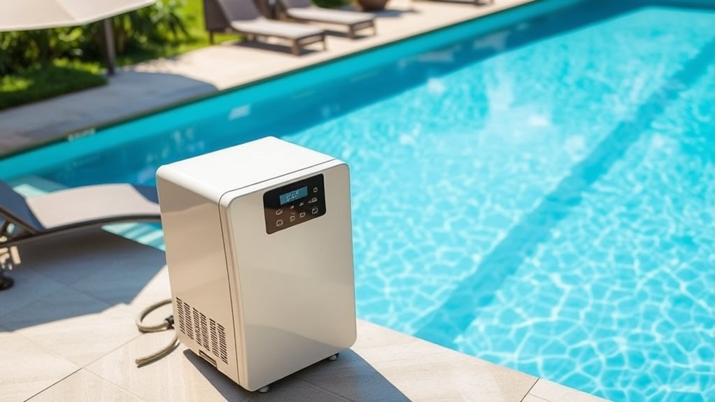 pool heater size and efficiency