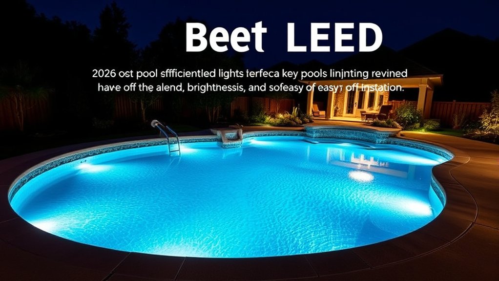 pool light installation considerations