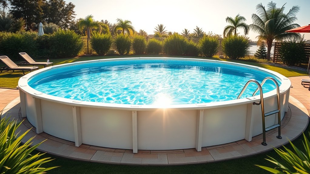 pool size durability installation